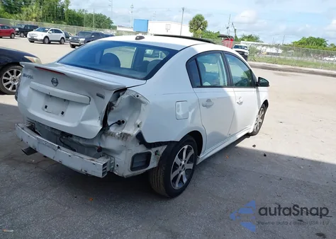 2012 Nissan Sentra 2.0 Sr из США, поврежденный, VIN 3N1AB6AP7CL662813
